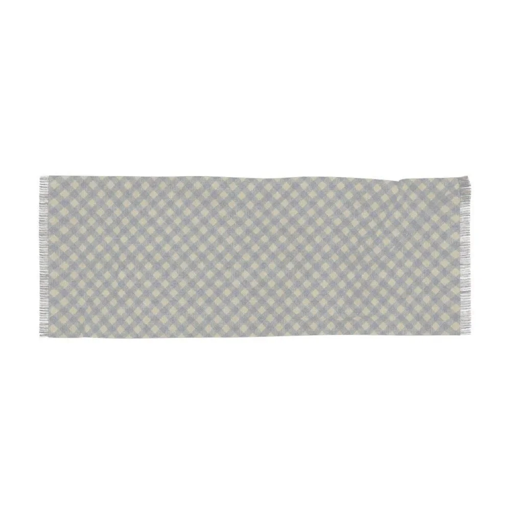 NWT Porter Anna- Navy & Gold Women's Scarf in Gingham